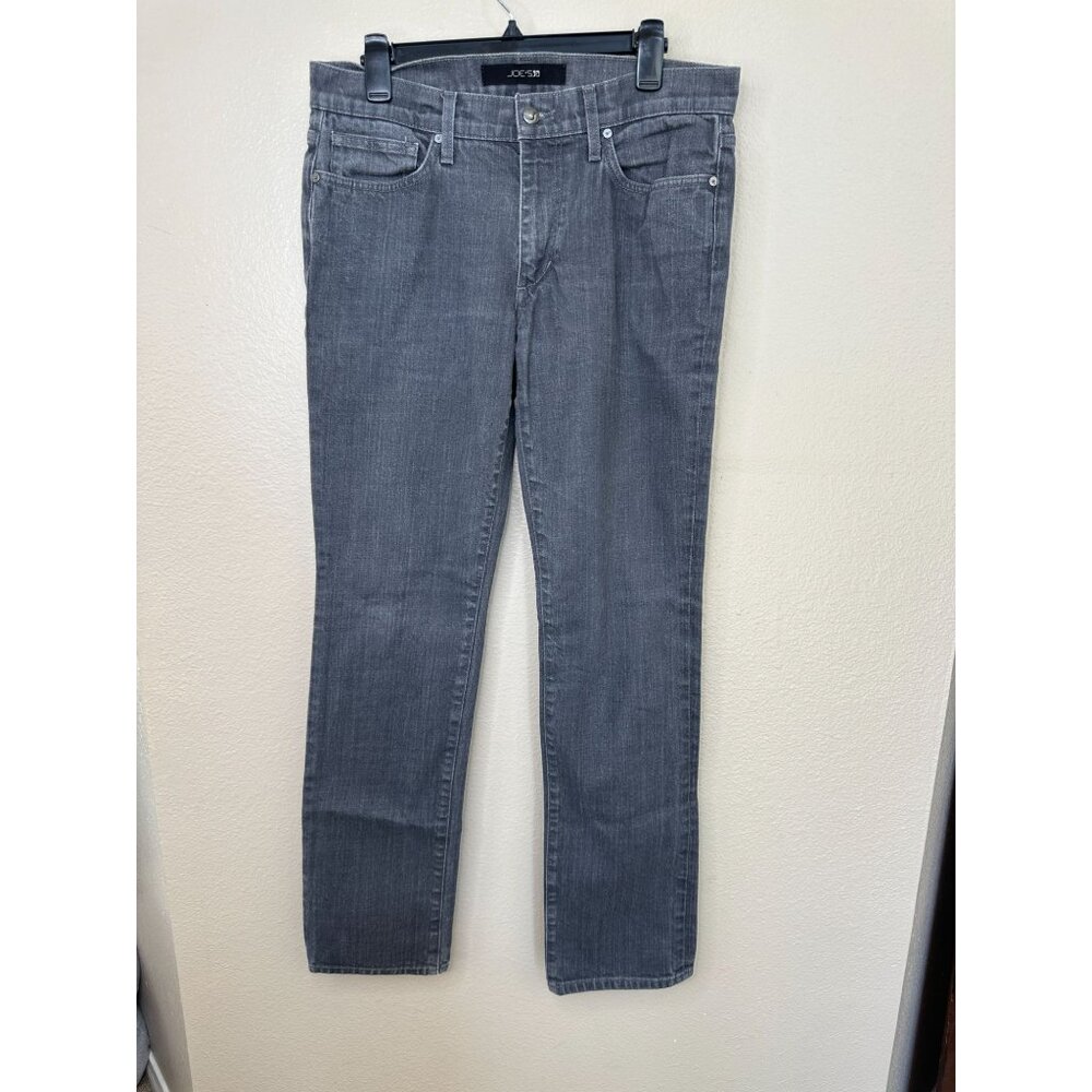 Joes Mens Gray The Brixton Jeans 32 straight leg‎ cotton button zipper